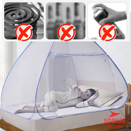 SPEEDS Kelambu Lipat Kelambu Bayi Dewasa Kelambu Tidur Anti Nyamuk Ukuran 1,8x2M 018-42