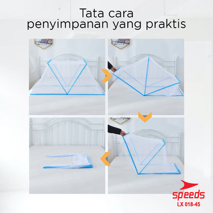 SPEEDS Kelambu Bayi Lipat Kelambu Kotak Kelambu Tidur Anti Nyamuk Kelambu Tempat Tidur Portable 018-45