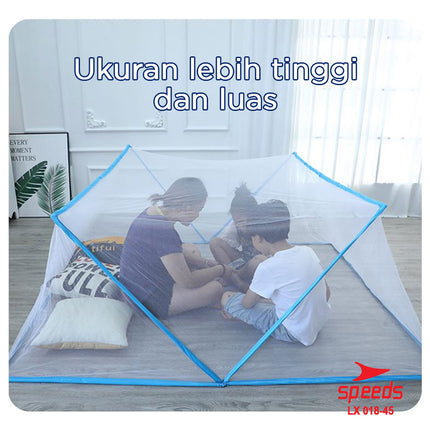 SPEEDS Kelambu Bayi Lipat Kelambu Kotak Kelambu Tidur Anti Nyamuk Kelambu Tempat Tidur Portable 018-45