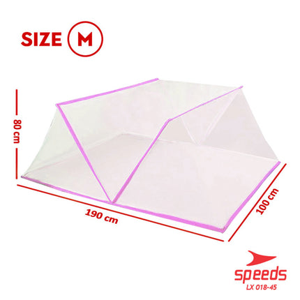 SPEEDS Kelambu Bayi Lipat Kelambu Kotak Kelambu Tidur Anti Nyamuk Kelambu Tempat Tidur Portable 018-45