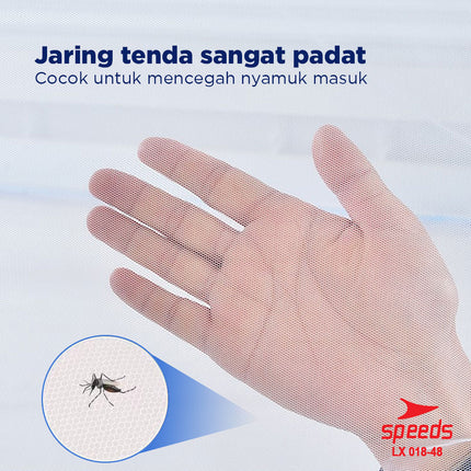 SPEEDS Kelambu Bayi Lipat Kelambu Kotak Kelambu Tidur Anti Nyamuk Kelambu Tempat Tidur Portable 018-48