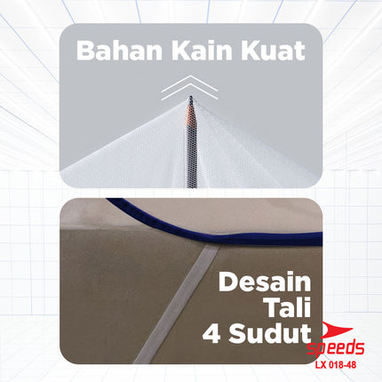 SPEEDS Kelambu Bayi Lipat Kelambu Kotak Kelambu Tidur Anti Nyamuk Kelambu Tempat Tidur Portable 018-48