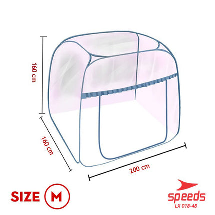 SPEEDS Kelambu Bayi Lipat Kelambu Kotak Kelambu Tidur Anti Nyamuk Kelambu Tempat Tidur Portable 018-48