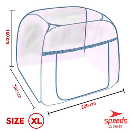 SPEEDS Kelambu Bayi Lipat Kelambu Kotak Kelambu Tidur Anti Nyamuk Kelambu Tempat Tidur Portable 018-48