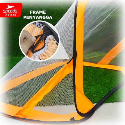 SPEEDS Gawang Jaring Lipat  Portable Goal Latihan Sepak Bola Gol Portabel Soccer Football Indoor Outdoor 018-51