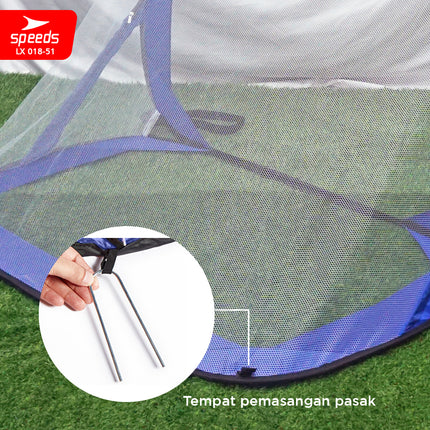 SPEEDS Gawang Jaring Lipat  Portable Goal Latihan Sepak Bola Gol Portabel Soccer Football Indoor Outdoor 018-51