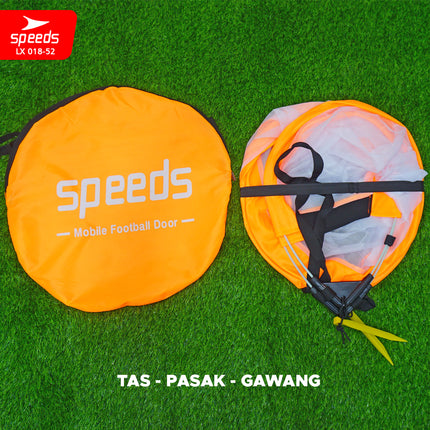 SPEEDS Gawang Jaring Lipat Goal Portable 180cm L XL XXL Latihan Sepak Bola Gol Portabel Soccer Football Indoor Outdoor 018-52