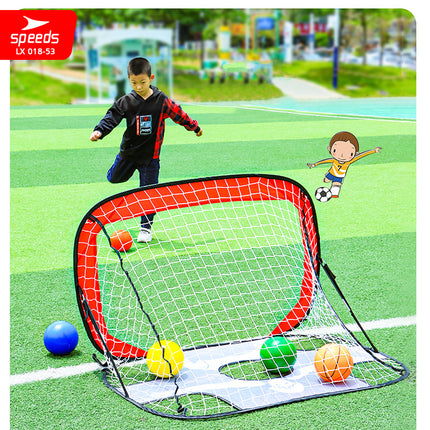 SPEEDS Gawang Jaring Lipat Portable Goal Latihan Sepak Bola Gol Portabel Sport Soccer Indoor Outdoor Football 018-53