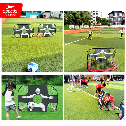 SPEEDS Gawang Jaring Lipat Portable Goal Latihan Sepak Bola Gol Portabel Sport Soccer Indoor Outdoor Football 018-53