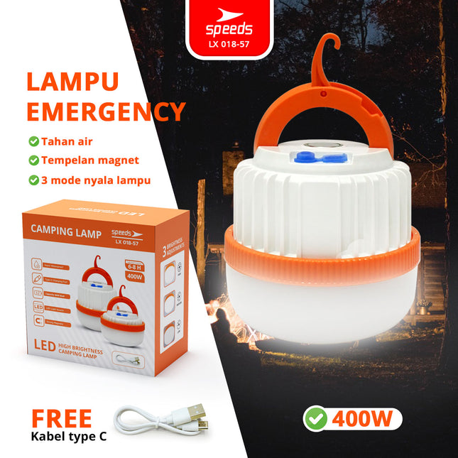SPEEDS Lampu Emergency LED Gantung 300-400W 018-57