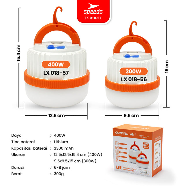 SPEEDS Lampu Emergency LED Gantung 300-400W 018-57