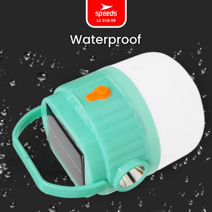 SPEEDS Lampu Camping LED Gantung Camping Lamp Super Terang Solar Panel Emergency Outdoor Indoor Lampu Kemah 018-59