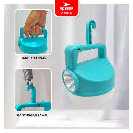 SPEEDS Lampu Camping LED Gantung Emergency Camping Lamp Super Terang Multifungsi Outdoor Indoor Lampu Kemah 018-60