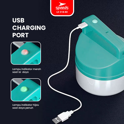 SPEEDS Lampu Camping LED Gantung Emergency Camping Lamp Super Terang Multifungsi Outdoor Indoor Lampu Kemah 018-60