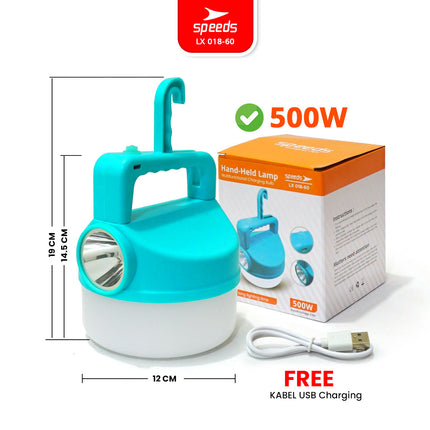 SPEEDS Lampu Camping LED Gantung Emergency Camping Lamp Super Terang Multifungsi Outdoor Indoor Lampu Kemah 018-60