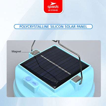 SPEEDS Lampu Camping LED Gantung Camping Lamp Emergency Super Terang Solar Panel Multifungsi Outdoor Indoor Lampu Kemah 018-62