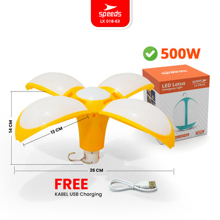 SPEEDS Lampu Emergency Gantung Camping Lamp LED Outdoor Indoor Lampu Kemah 018-63