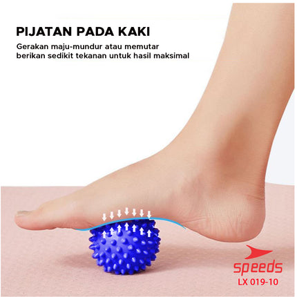 SPEEDS Bola Duri Terapi Massage Ball Bola Terapi Bola Pijat Alat Pijat 1 Set Isi 2 019-10