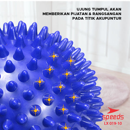 SPEEDS Bola Duri Terapi Massage Ball Bola Terapi Bola Pijat Alat Pijat 1 Set Isi 2 019-10