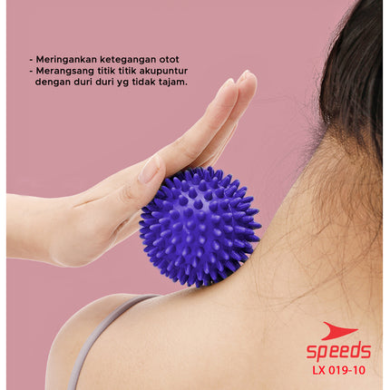 SPEEDS Bola Duri Terapi Massage Ball Bola Terapi Bola Pijat Alat Pijat 1 Set Isi 2 019-10