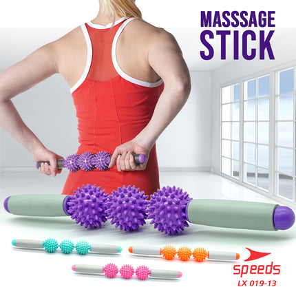 SPEEDS Massage Ball Alat Pijat Tongkat Pijat Roller Tongkat Duri Bola Duri Yoga dan Fitness 019-13