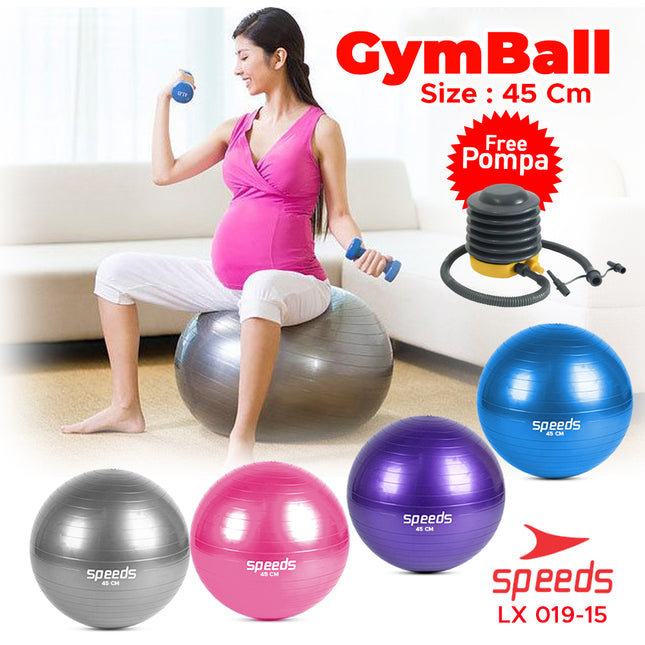 SPEEDS Gym Ball 45cm Bola Gym 019-15