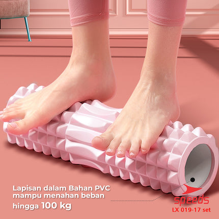 SPEEDS Yoga Foam Roller Massage Roller Muscle Massage Yoga Gym Pilates 019-17