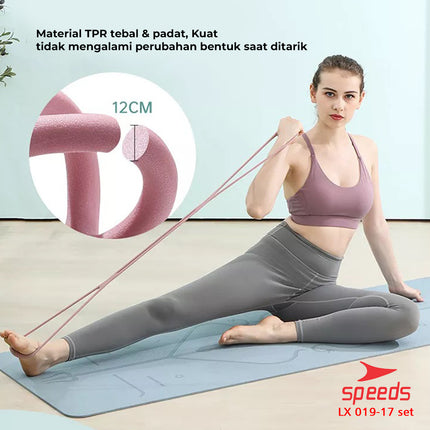 SPEEDS Yoga Foam Roller Massage Roller Muscle Massage Yoga Gym Pilates 019-17
