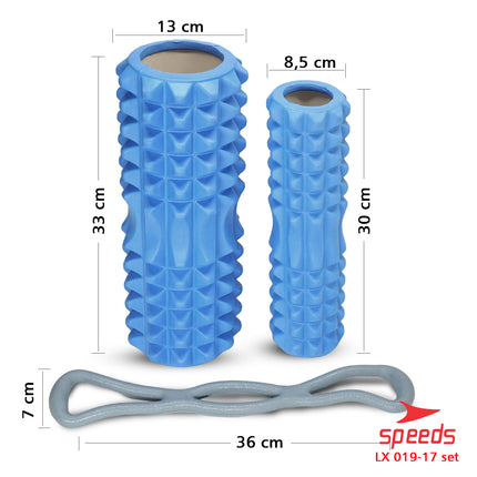 SPEEDS Yoga Foam Roller Massage Roller Muscle Massage Yoga Gym Pilates 019-17
