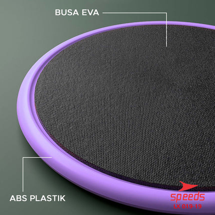 SPEEDS Slider Disc Gliding Disc Power Slider Plate Fitness Core Slider Bundar Olahraga 019-19