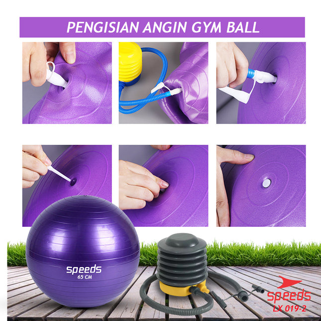 SPEEDS Gym Ball Bola Fitness Yoga 019-2