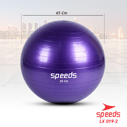 SPEEDS Gym Ball fitness 65 cm / Bola Gym / Bola yoga alat olahraga Gymball (Bonus Pompa) 019-2