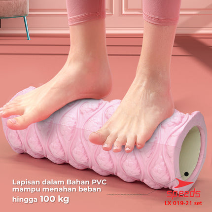 SPEEDS Yoga Foam Roller Massage EVA Roller Muscle Olahraga Fitness Yoga Gym Pilates 019-21
