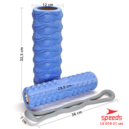 SPEEDS Yoga Foam Roller Massage EVA Roller Muscle Olahraga Fitness Yoga Gym Pilates 019-21