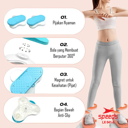 SPEEDS Hip Trainer Alat Olahraga Yoga Paha dan Kaki Leg Trainer Olahraga Fitness Paha 019-22