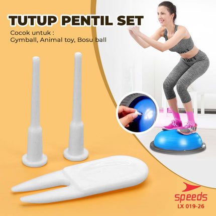 SPEEDS Penutup Angin Udara Untuk Gym Ball 019-26