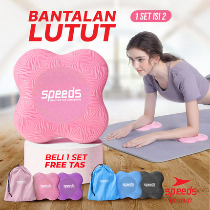 SPEEDS Yoga Pad Knee Kneepad Elbow Joint Support All-Purpose Padded Yoga Pad for Knees, Feet, Elbows, Hands 019-27