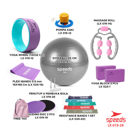 SPEEDS Yoga Ring Set 9in1 019-29