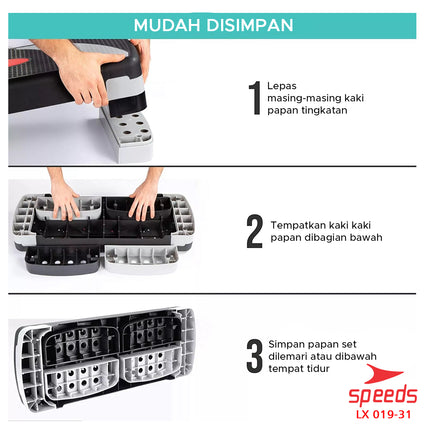 SPEEDS Papan Senam Aerobik 3 Tingkatan 019-31