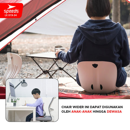 SPEEDS Kursi Plastik Sandaran Penopang Postur 019-34