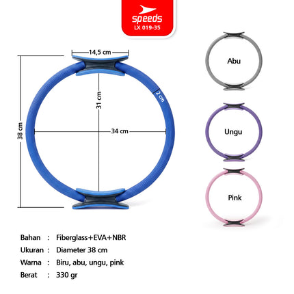 SPEEDS Yoga Pilates Ring 019-35