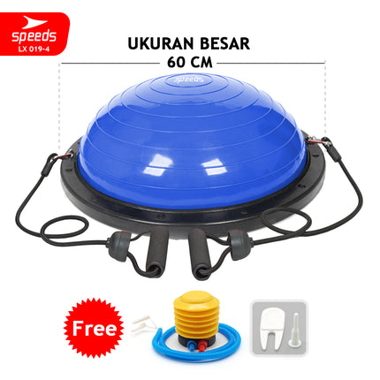 SPEEDS Balance Step Bosu Ball fitness alat olahraga bola yoga gymball ori barang import 019-4
