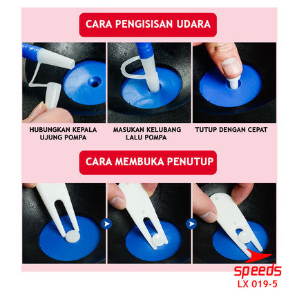 SPEEDS Balance Step Speeds ORIGINAL / Bosu Ball Pembakar Lemak Olahraga 019-5