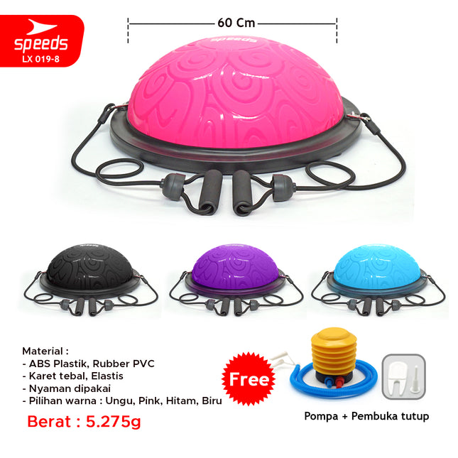 SPEEDS Balance Step / Bosu Ball Pembakar Lemak Olahraga 019-8