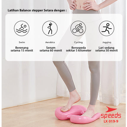 SPEEDS Balance Ball Balance Stepper Pad Alat Keseimbangan Badan Untuk Fitness Air Cilmber 019-9