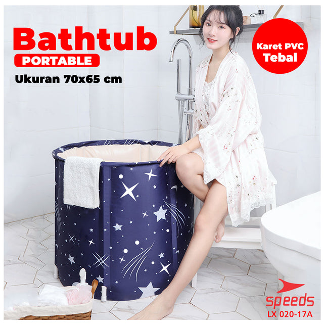 SPEEDS Bak Mandi Lipat Untuk Dewasa 65x70cm 020-17