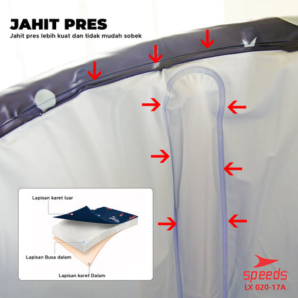 SPEEDS Bak Mandi Lipat Folding Bathtub Portable Bathtub Lipat Tempat Mandi Dewasa SPA Air Hangat 020-17
