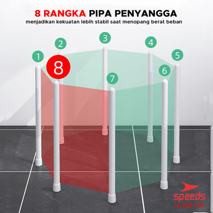 SPEEDS Bak Mandi Lipat Folding Bathtub Portable Bathtub Lipat Tempat Mandi Dewasa SPA Air Hangat 020-17
