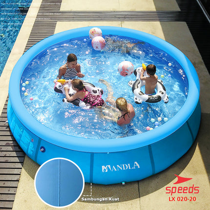SPEEDS Kolam Mandi Anak Kolam Renang Anak dan Bayi PVC Portable Swimming Pool Bulat Kolam Mandi Bola 020-20