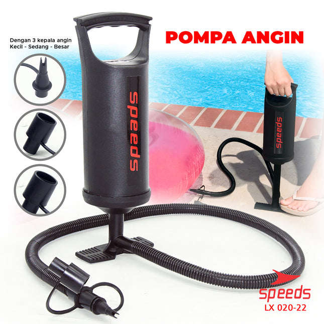 SPEEDS Pompa Angin Manual Pompa Kasur Angin 020-22